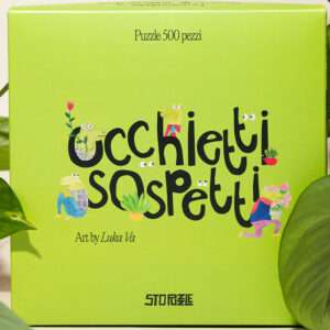 PUZZLE 500PZ OCCHIETTI SOSPETTI ART BY LUKA VA STOPUZZLE - GIOCHI DA TAVOLO/SOCIETA'
