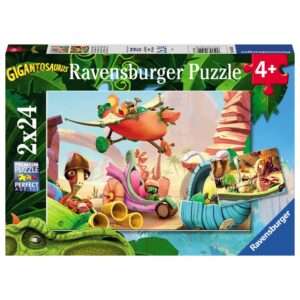 Puzzle Gigantosaurous 2x24pzs Ravensburger