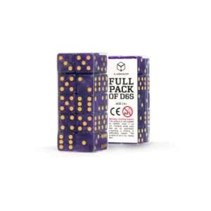 Q Workshop Dice Set Full Pack D6 Shimmering Purple (20) Q Workshop