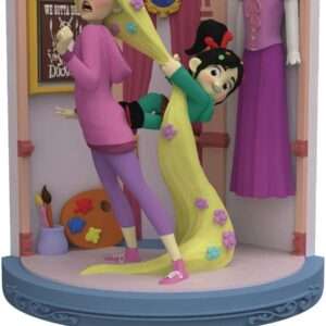 Ralph 2 Statua Rapunzel & Vallenope D-Stage Diorama Figura 16 cm Beast Kingdom