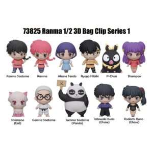 Ranma 1/2 3d Pvc Bag Clips  Series 1  Con Figure Int.