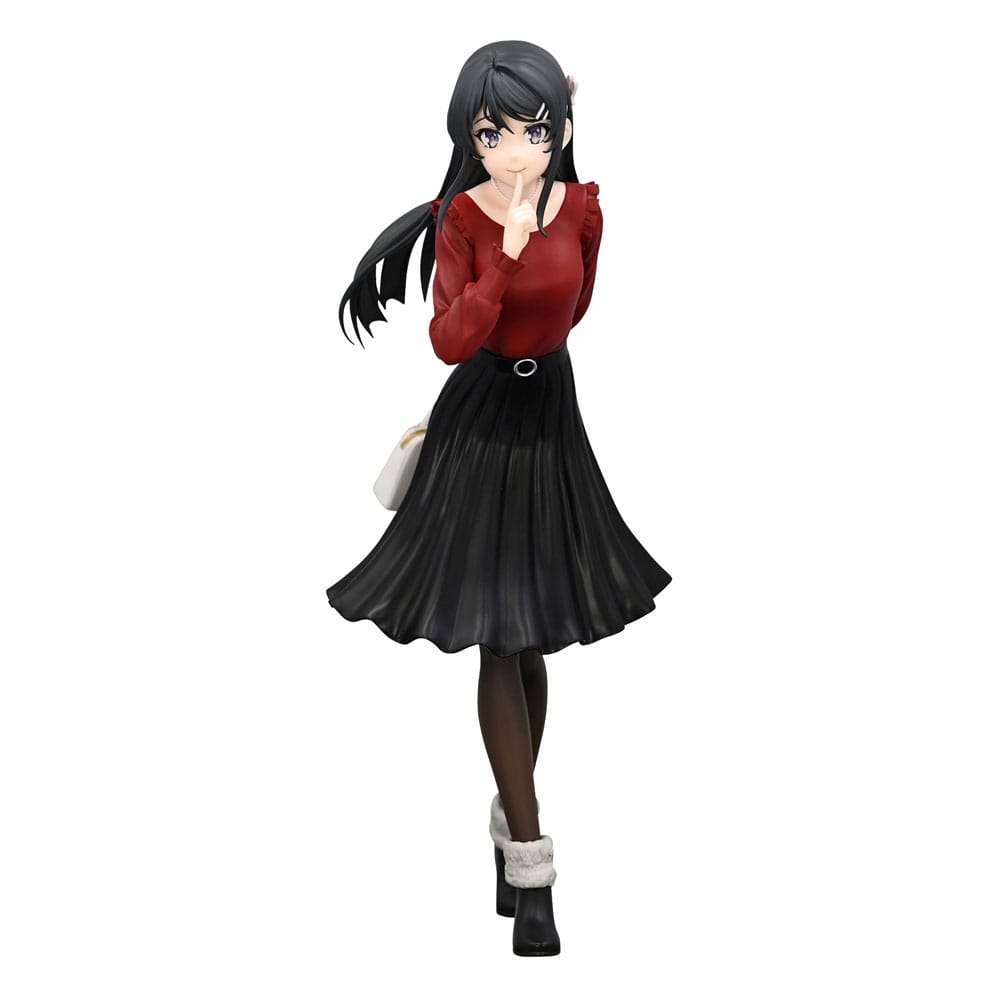 Rascal Does Not Dream Of Bunny Girl Senpai Trio-try-it Pvc Statua Mai Sakurajima Winter Outfit Ver. 21 Cm Furyu