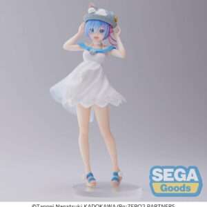Re:zero -starting Life In Another World- Luminasta Pvc Statua Rem -nyatsu Day- 19 Cm Sega