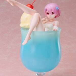 Re:zero Starting Life In Another World Pvc Statua 1/7 Ram Cream Soda Ver. 21 Cm Elcoco