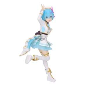 Re:zero Starting Life In Another World Stage Costume Rem Figura 22cm Banpresto