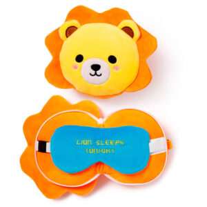 Relaxeazzz Adoramals Lion Da Viaggio Cuscino Eye Mask Puckator