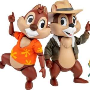 Rescue Rangers Dynamic 8ction Heroes Action Figure Chip & Dale 10cm Beast Kingdom