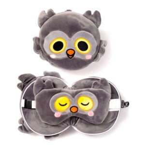 Resteazzz Adoramals Winston Owl Da Viaggio Cuscino Eye Mask Puckator