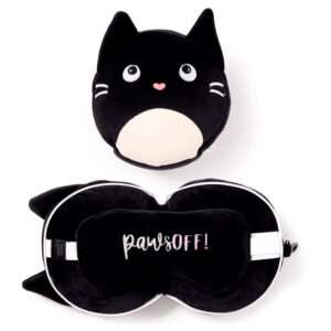 Resteazzz Fine Feline Cat Da Viaggio Cuscino Eye Mask Puckator