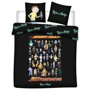 Rick E Morty Cotone Copripiumino Letto 135cm