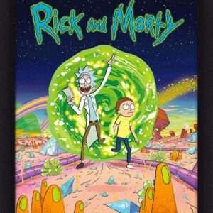 Rick E Morty Portal Poster 3d Lent. Poster Pyramid International