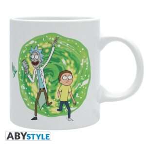 Rick E Morty - Tazza - 320 Ml - "portal"- Subli - Con Box