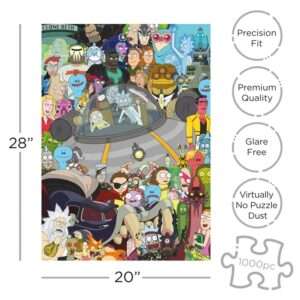 Rick&morty 1000 Pezzi Puzzle Puzzle Aquarius Ent