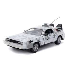 Ritorno Al Futuro Diecast Model 1/24 Macchina Del Tempo Frost Jada Toys
