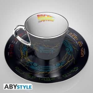 Ritorno Al Futuro Mirror Tazza & Set Di Piatti Delorean Abystyle