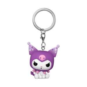 Sanrio Pop! Vinile Portachiavis 4 Cm K/mm- Kuromi  Funko