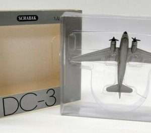 Schabak Aeroplano in Metallo Douglas DC-3 Delta Air Lines 1/250 Modellino
