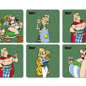 Sd Toys Asterix Legionary 6 Sottobicchieri Set Sottobicchieri