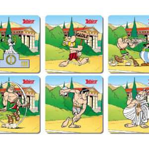 Sd Toys Asterix Olympic Games 6 Sottobicchieri Set Sottobicchieri