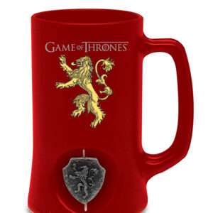 SD TOYS GAME OF T LANNISTER SPIN LOGO RED STEIN BOCCALE