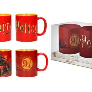 Sd Toys Harry Potter Logo Espresso Per Hogwarts Tazza Set (2)