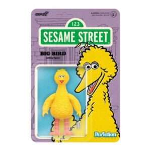 Sesame Street Reaction Action Figura Wave 03 Big Bird 10 Cm Super7