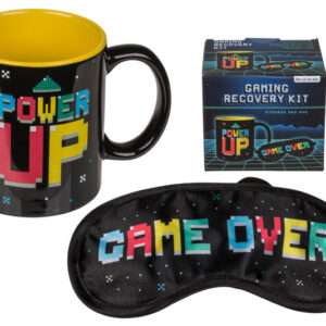 Set Tazza Power Up e Maschera da Notte Game Over Out Of The Blue