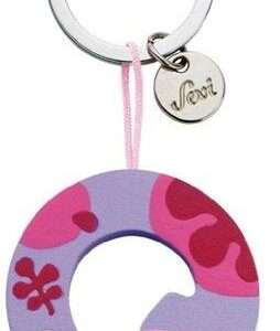 Sevi Trudi 82427 - Portachiavi In Legno Letteraa Q 5 Cm