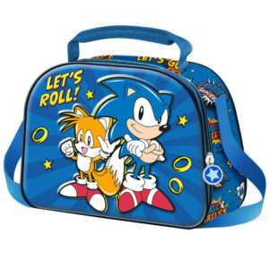 Sonic The Hedgehog Lets Roll 3d Borsa Per Il Pranzo Karactermania