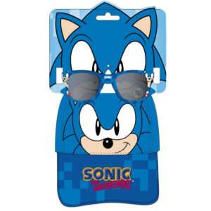 Sonic The Hedgehog Set Cap + Occhiali Da Sole Cerdà