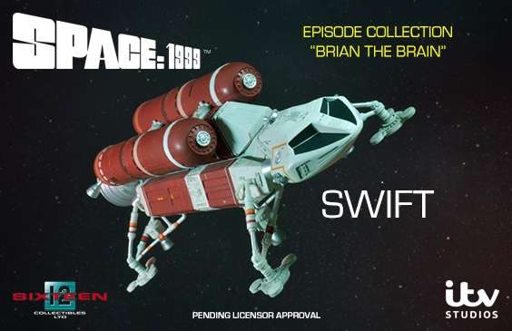 SPACE 1999 SWIFT SPACECRAFT DIE CAST REPLICA SIXTEEN 12