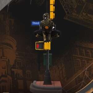 Spider-man: No Way Home D-stage Pvc Diorama Spider-man Black E Gold Suit 25 Cm Beast Kingdom Toys