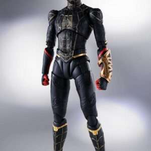 Spider-man: No Way Home S.h. Figuarts Action Figura Spider-man Black & Gold Suit (special Set) 15 Cm Bandai Tamashii Nations
