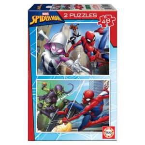 Spider Man Puzzle 2x48 Pezzi Educa Borras