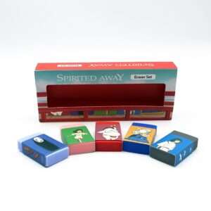 SPIRITED AWAY ERASERS SET CANCELLERIA STUDIO GHIBLI