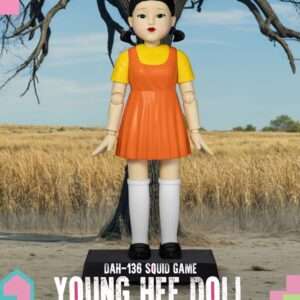 Squid Game Action Figura Con Suono Young Hee Bambola 30 Cm Beast Kingdom Toys
