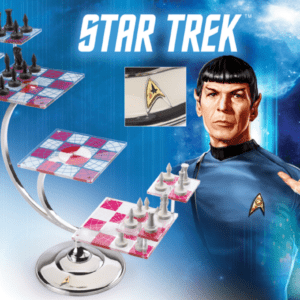 Star Trek Scacchiera Tridimensionale 32 Pezzi 33,5 x 16 cm Noble Collection