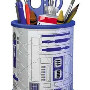 Star Wars 3d Puzzle Pencil Holder R2-d2 (57 Pezzi) Ravensburger