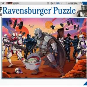 Star Wars Jigsaw Puzzle The Manddalorian: Face-off (200 Pezzi) Ravensburger