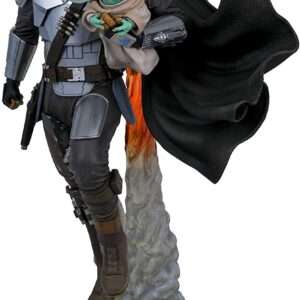Star Wars Milestones Statua Resina Mandalorian & Bambino 40 cm Diamond Select
