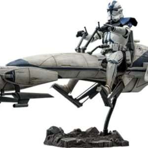 Star Wars The Clone Wars Action Figura 1/6 Commander Appo & Barc Speeder 30 Cm Hot Toys