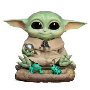 Star Wars: The Mandalorian Uova Attack Statua Grogu 18 Cm Beast Kingdom Toys