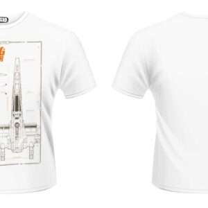 Star Wars VII T-Shirt Manuale Manutenzione X Wing Taglia S