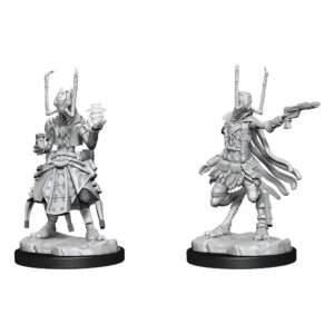 Starfinder Battles Deep Cuts Unpainted Miniatures Shirren Technomancer Case (2) Wizkids