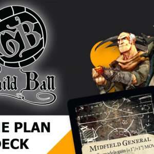 STEAMFORGED GAMES GUILD BALL GAME PLAN DECK GIOCO DA TAVOLO