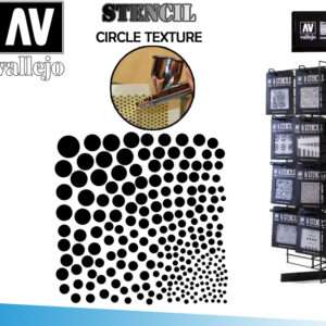 STENCIL STSF002 CIRCLE TEXTURE ACCESSORI PER MODELLISMO VALLEJO VALLEJO