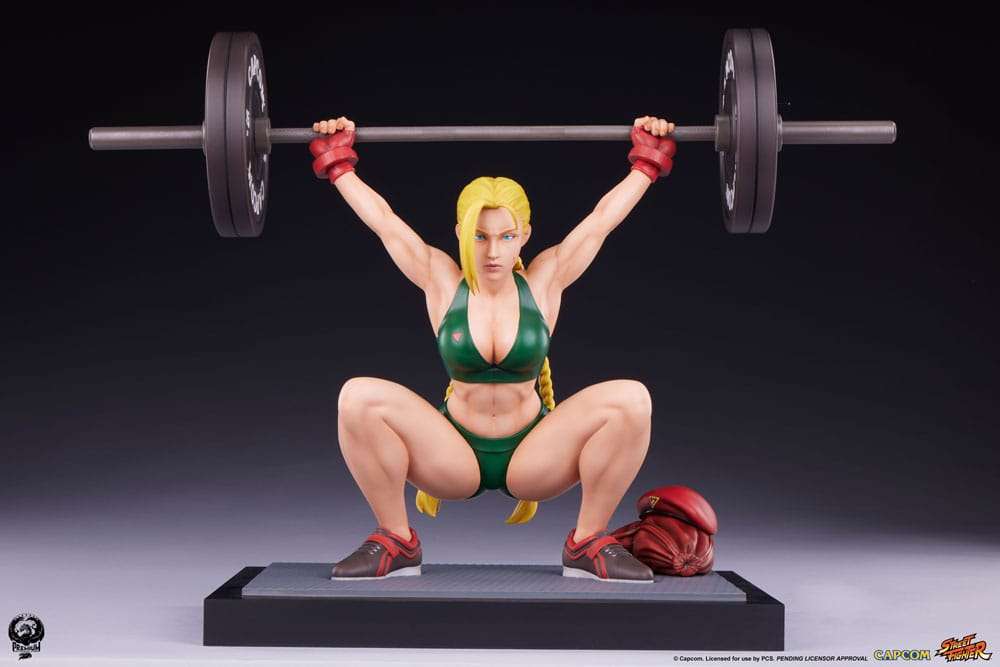 Street Fighter Premier Series Statua 1/4 Cammy: Powerlifting 41 Cm Premium Collectibles Studio