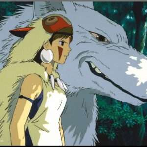 STUDIO GHIBLI PRINCESS MONONOKE WOOD PANEL POSTER