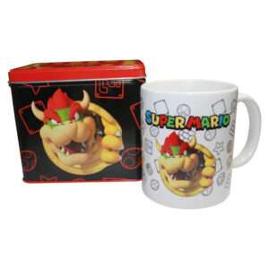 Super Mario Bros Tazza + Salvadanaio Bowser Set Nintendo