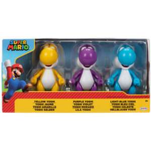 Super Mario Bros Yoshi pack 3 figures 10cm Jakks Pacific